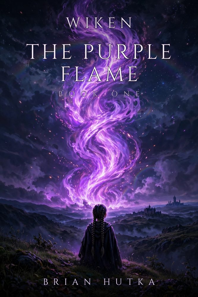 Cover of The Purple Flame by Brian Hutka