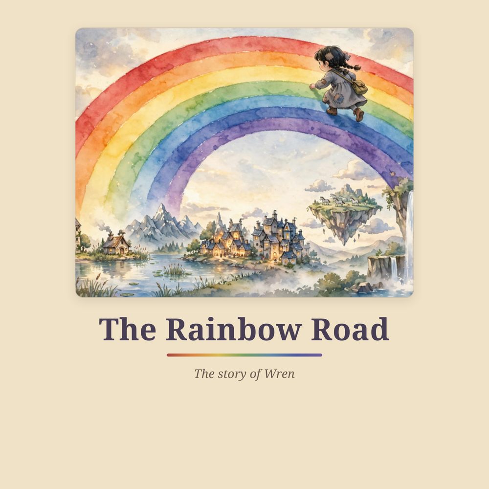 Cover of The Rainbow Road by Brian Hutka